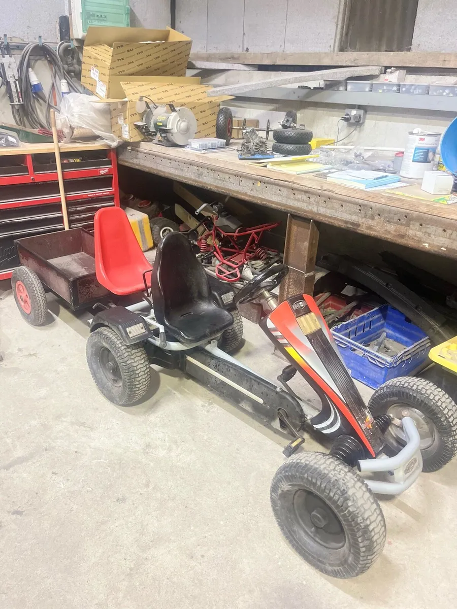 Berg Go Kart & tipper trailer - Image 2