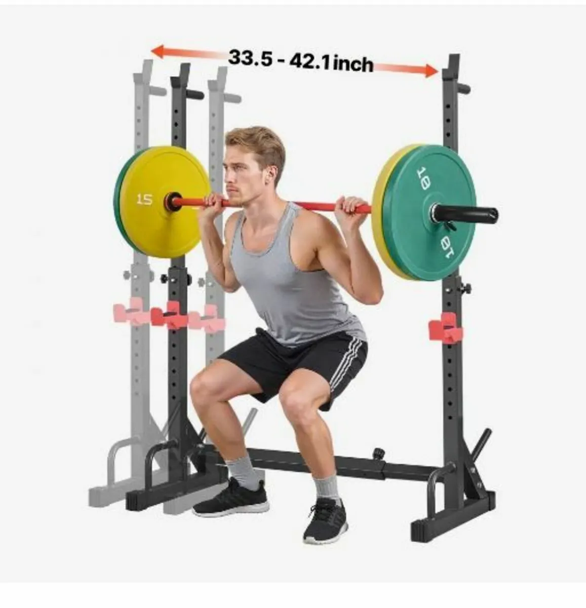 Power Cage Squat Rack, Home Gym Power Rack - Image 1