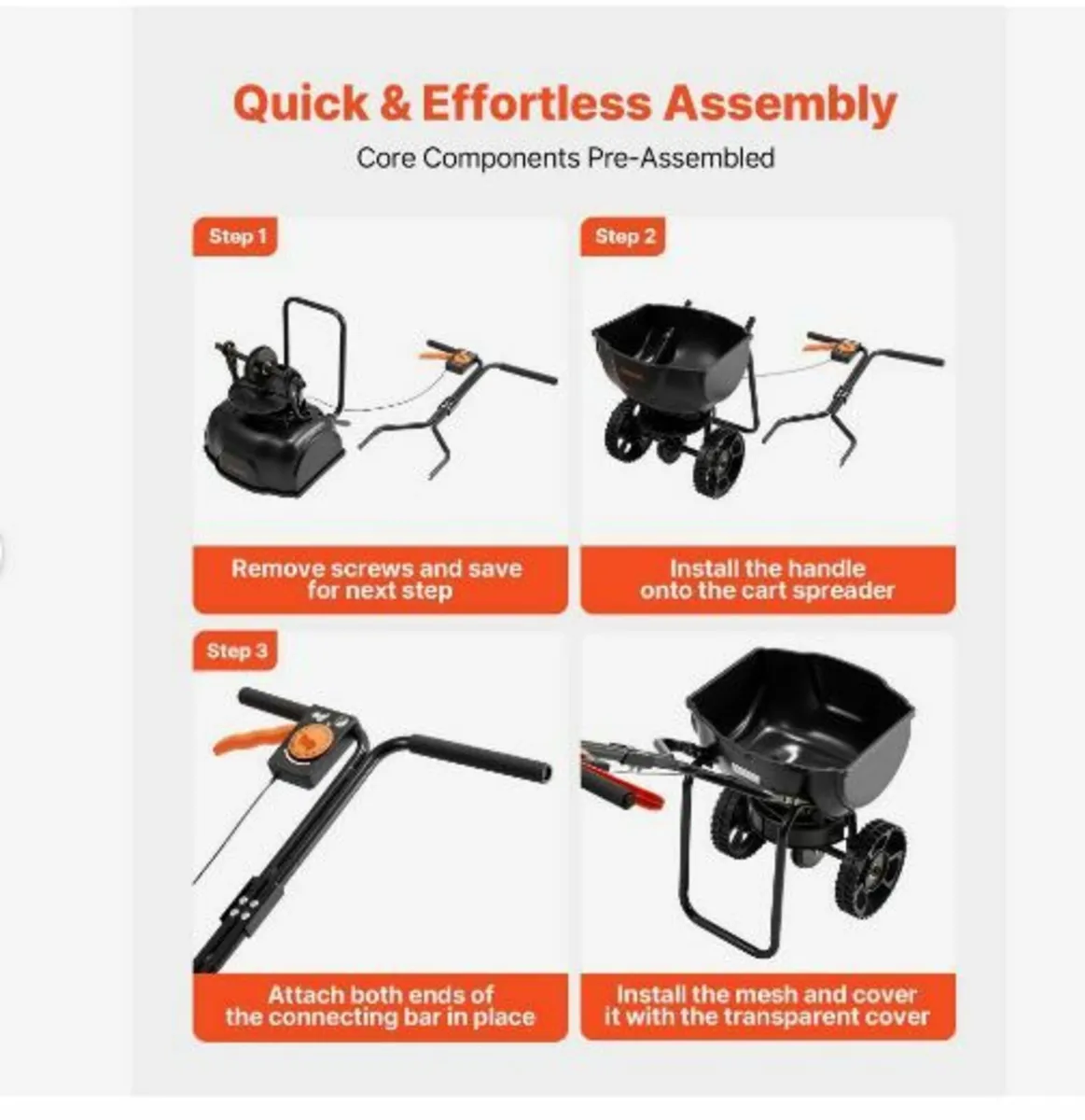 Push Lawn Spreader, 3m - Image 4