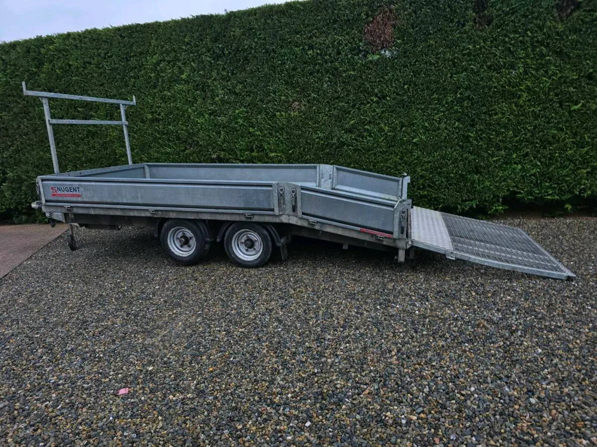 14ft nugent beavertail dropside trailer ramp door - Image 2