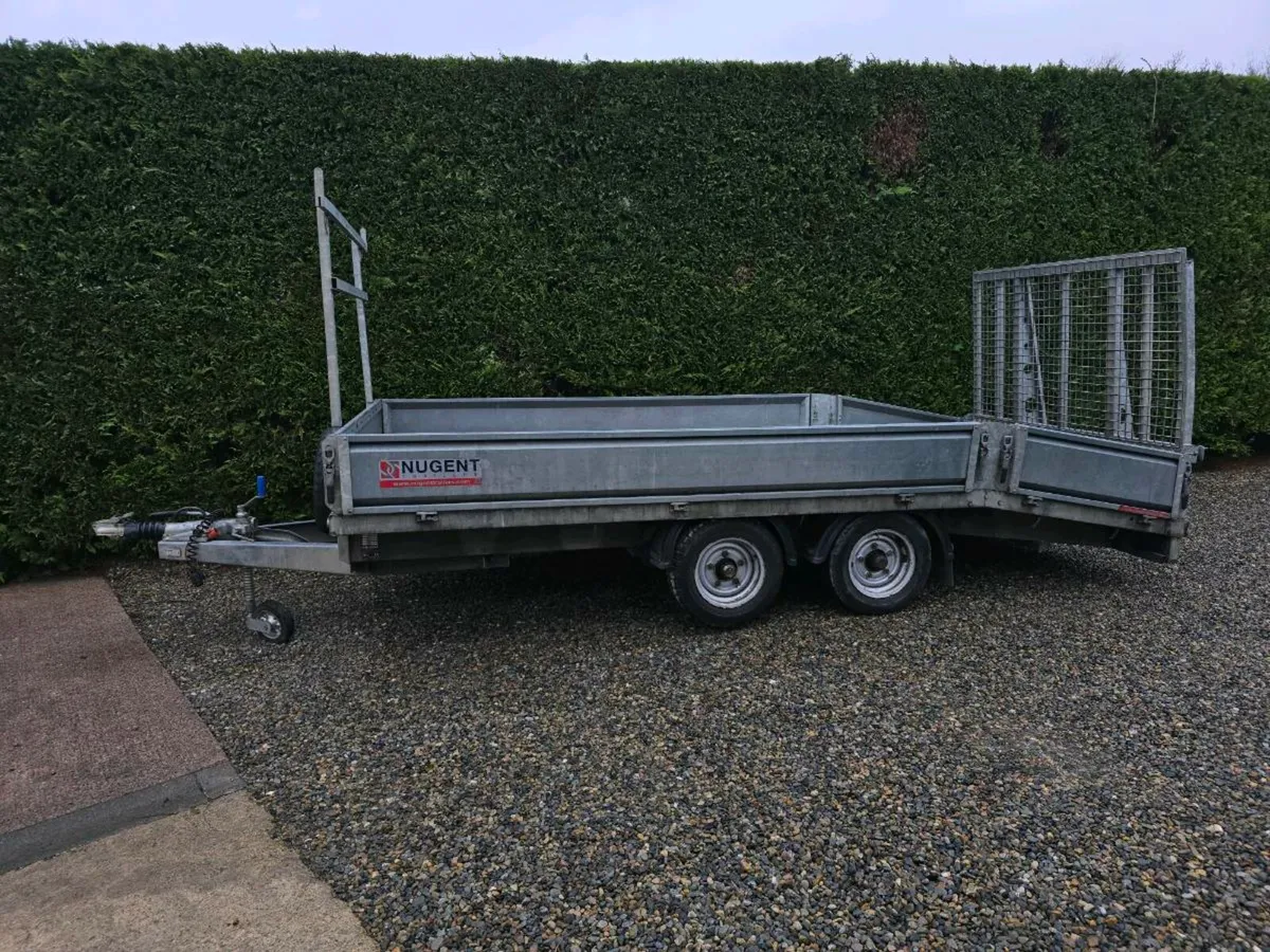 14ft nugent beavertail dropside trailer ramp door - Image 3