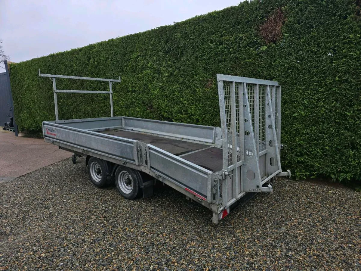 14ft nugent beavertail dropside trailer ramp door - Image 4