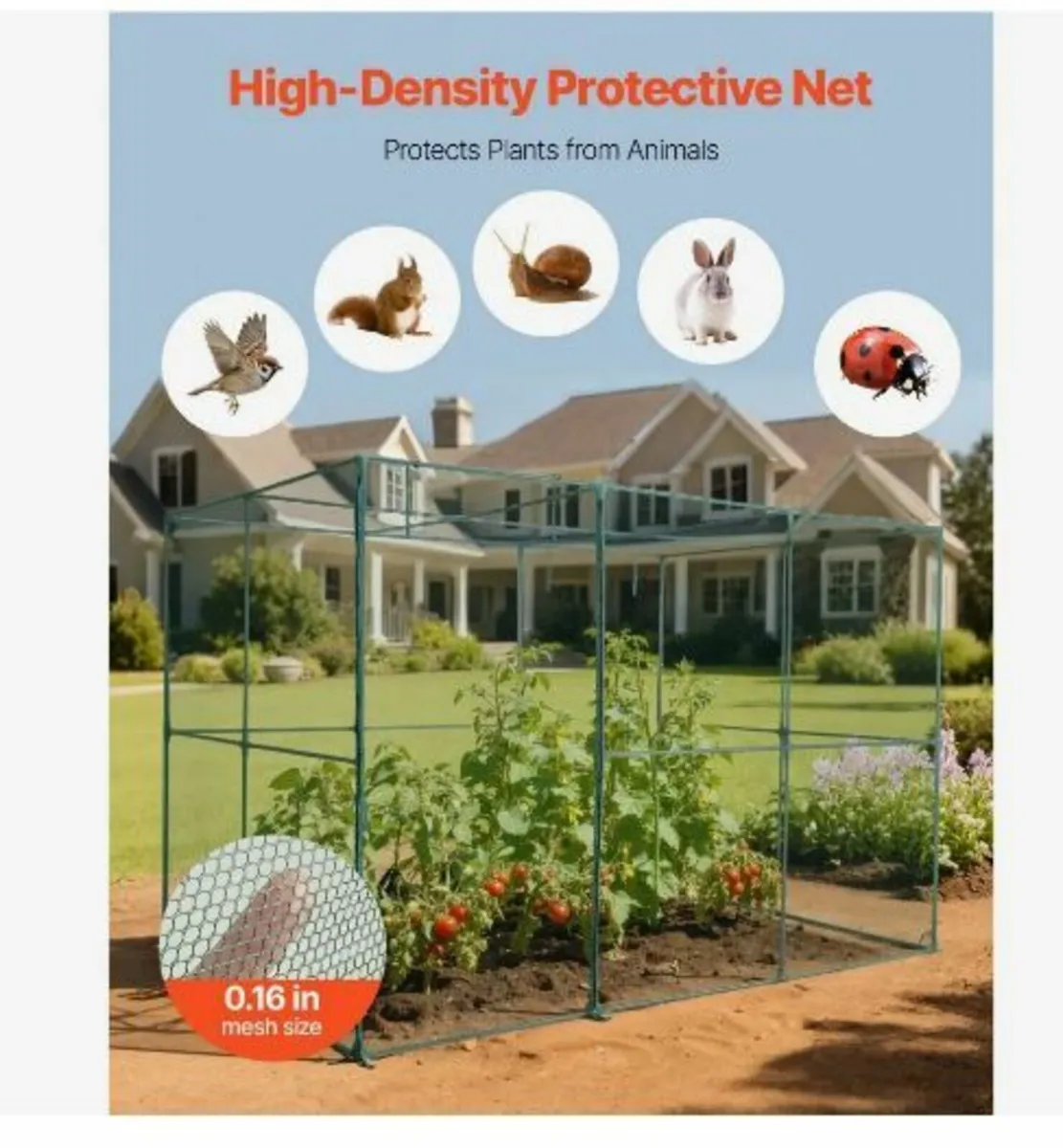 Crop Cage, 2.9 x 1.94 x 1.94 m Plant Protection - Image 4