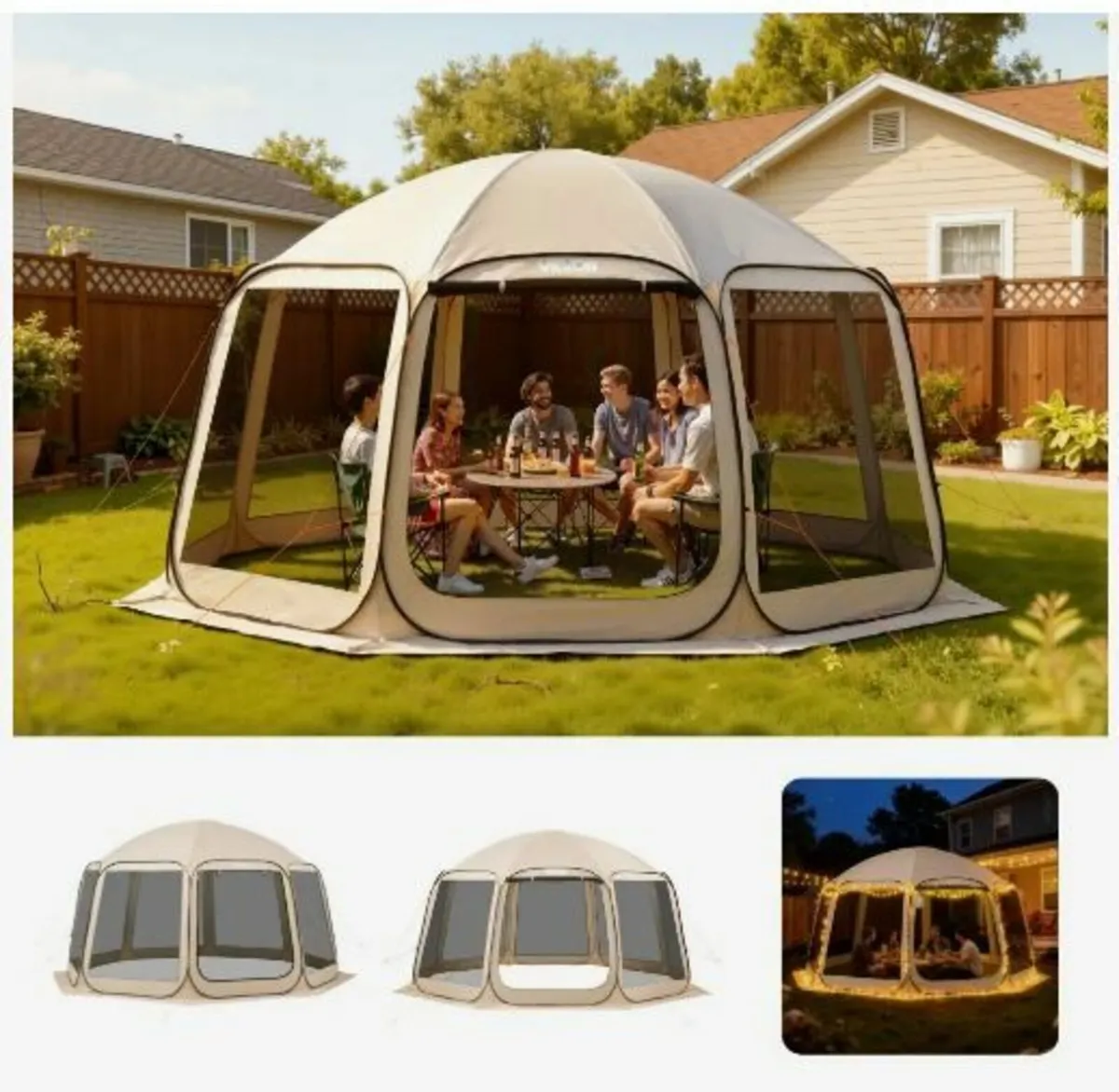 Screen House Tent, 4500 x 4250 x 2450 mm - Image 1