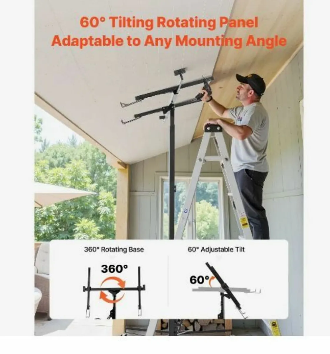 3353mm Drywall Lift, Heavy-Duty 68 kg - Image 2