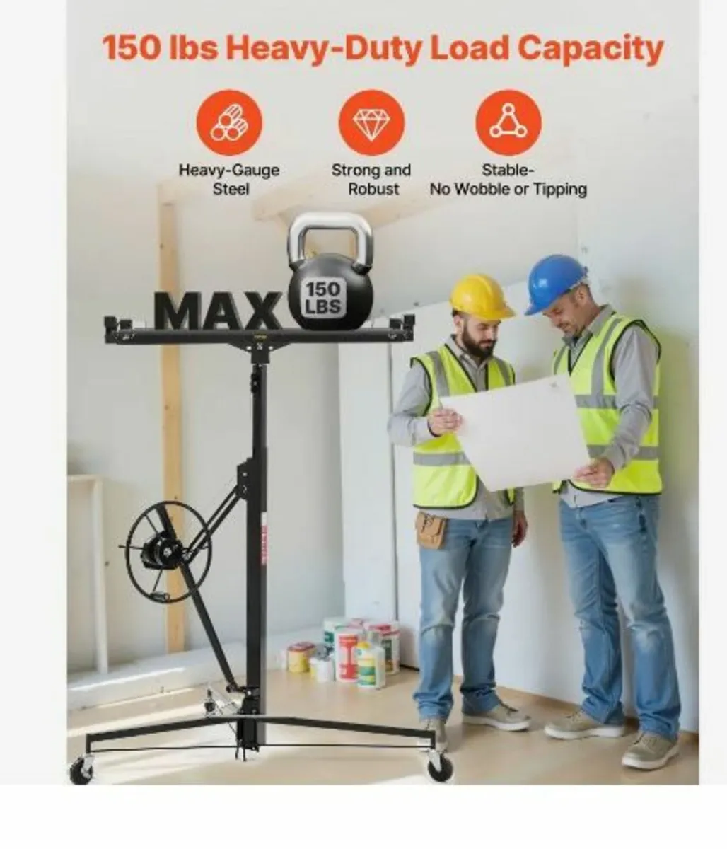 3353mm Drywall Lift, Heavy-Duty 68 kg - Image 3