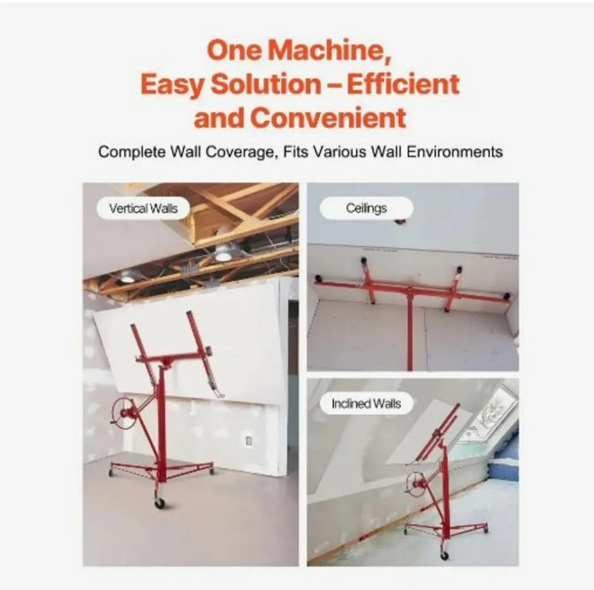 Drywall Rolling Lifter Panel, 16ft Sheetrock Lift - Image 4