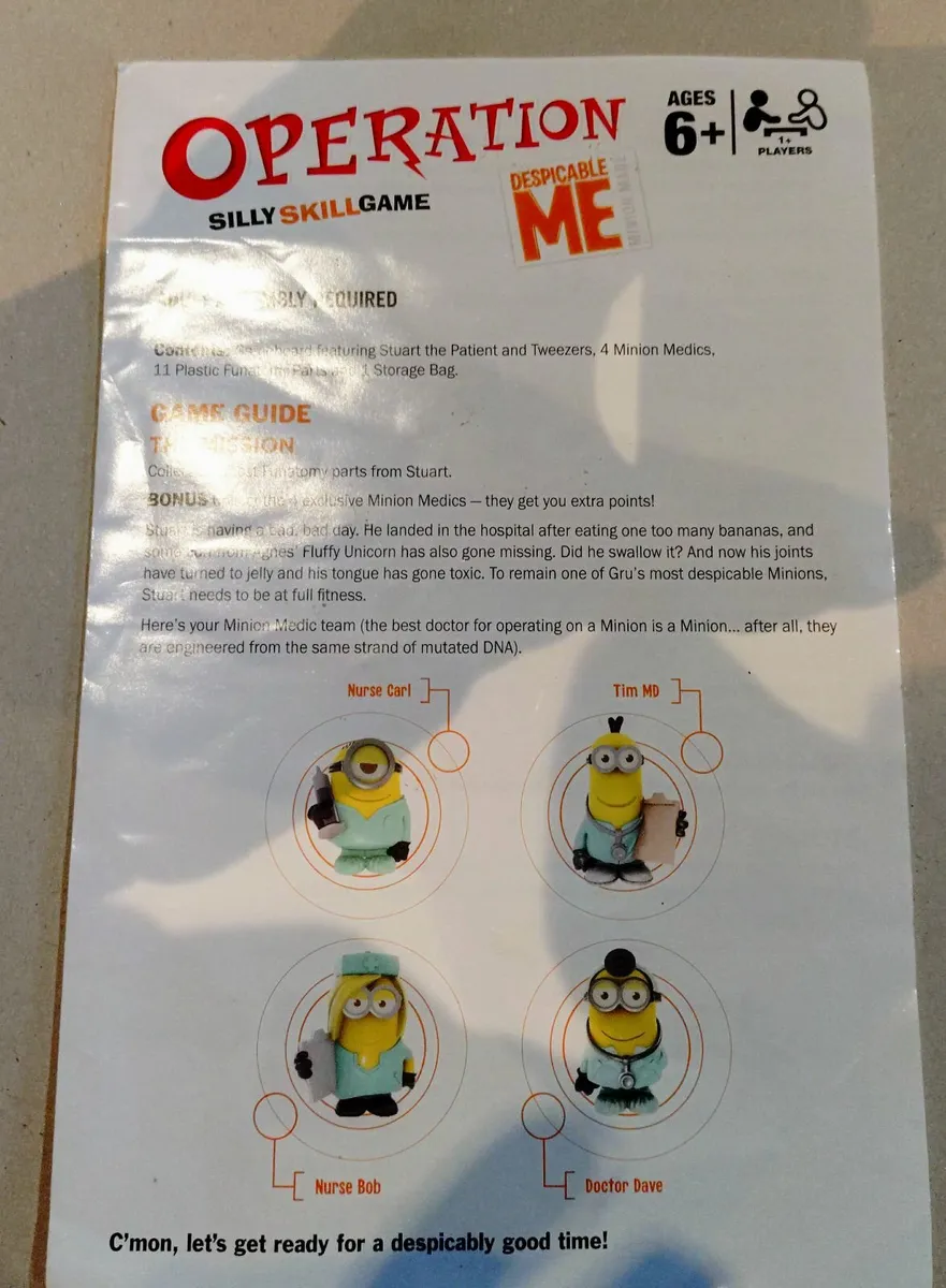 DESPICABLE ME OPERATION GAMES (MISSING SOME PARTS) - Image 4