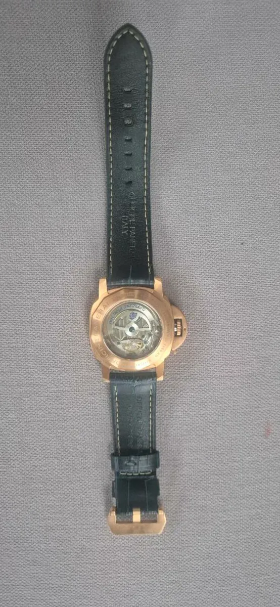 Rare limited edition panerai watch rose gold navy - Image 4
