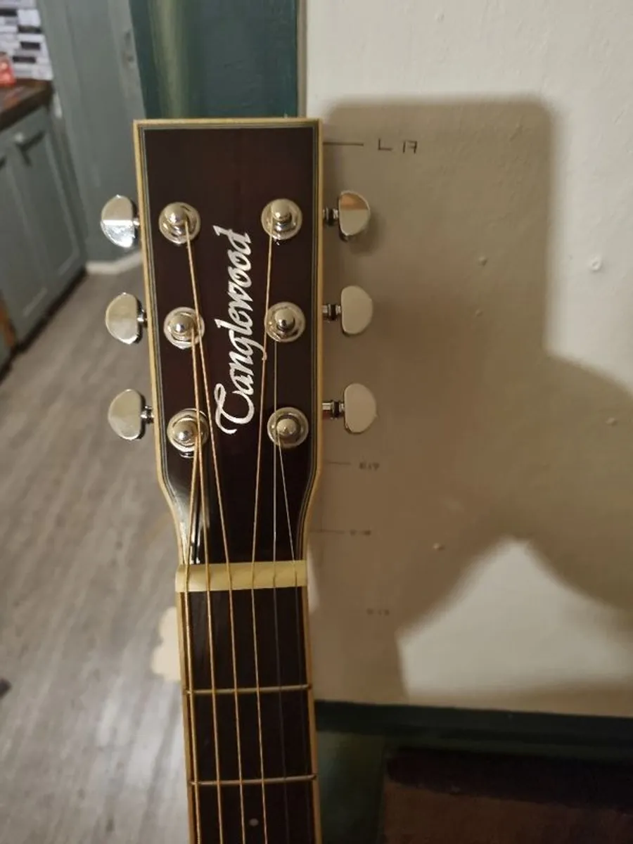 Tanglewood Guitar with hard case. - Image 1