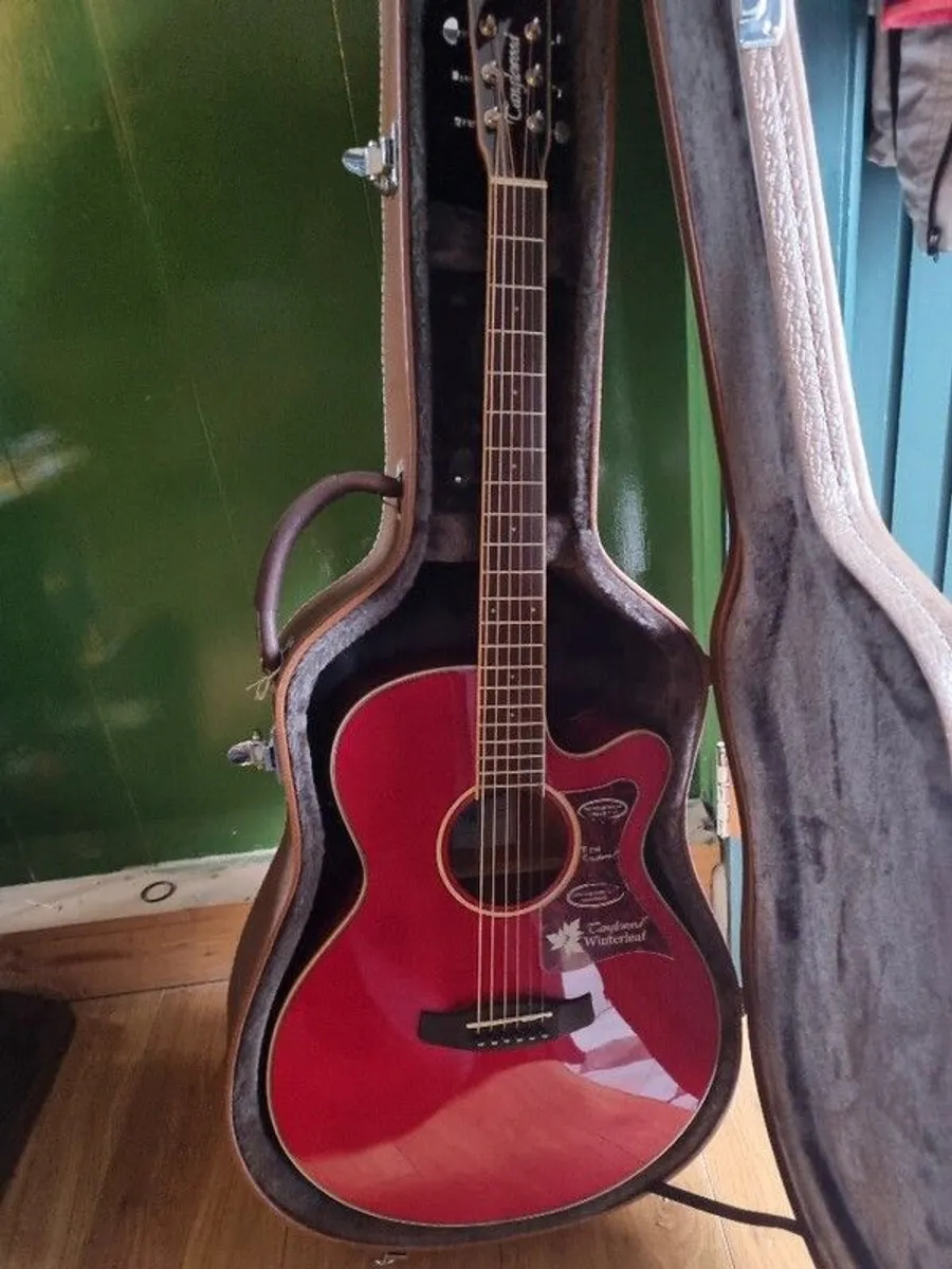 Tanglewood Guitar with hard case. - Image 4