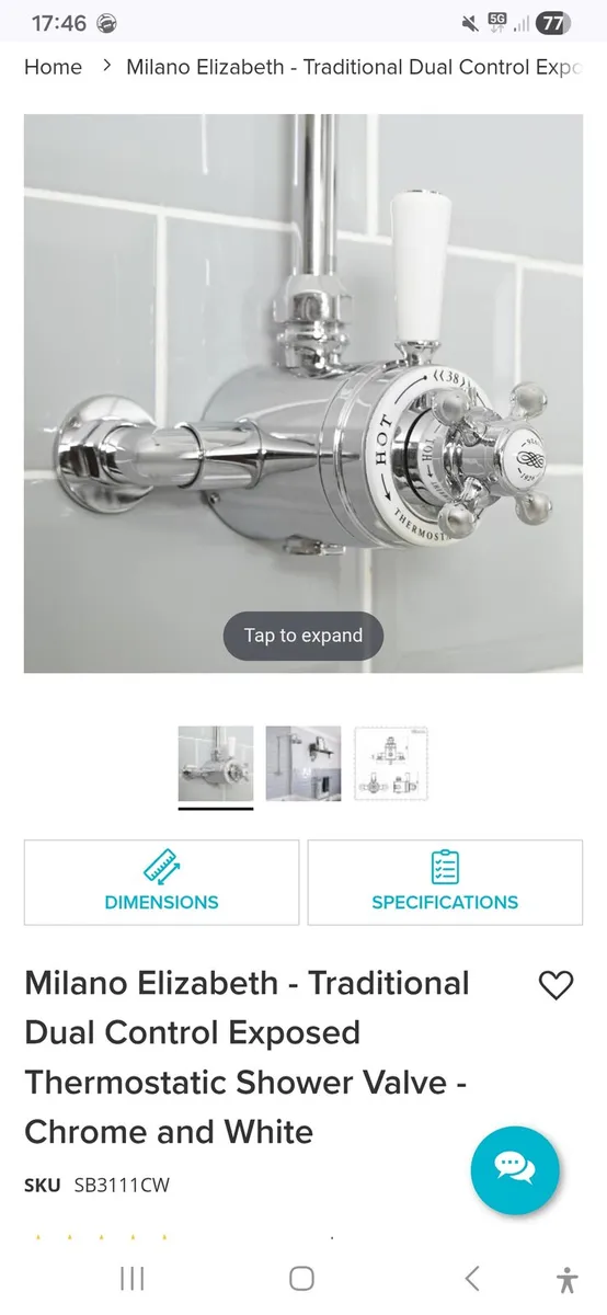 Shower valve - Image 1