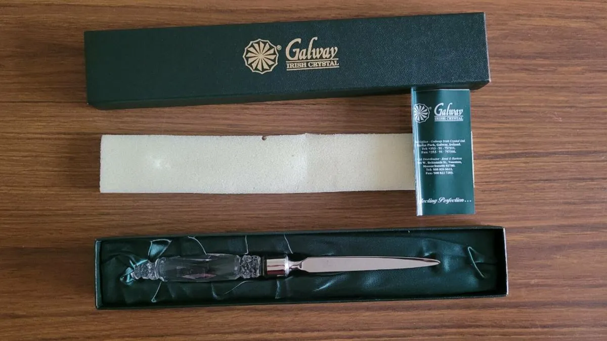 Galway Irish Crystal Letter Opener - Image 1