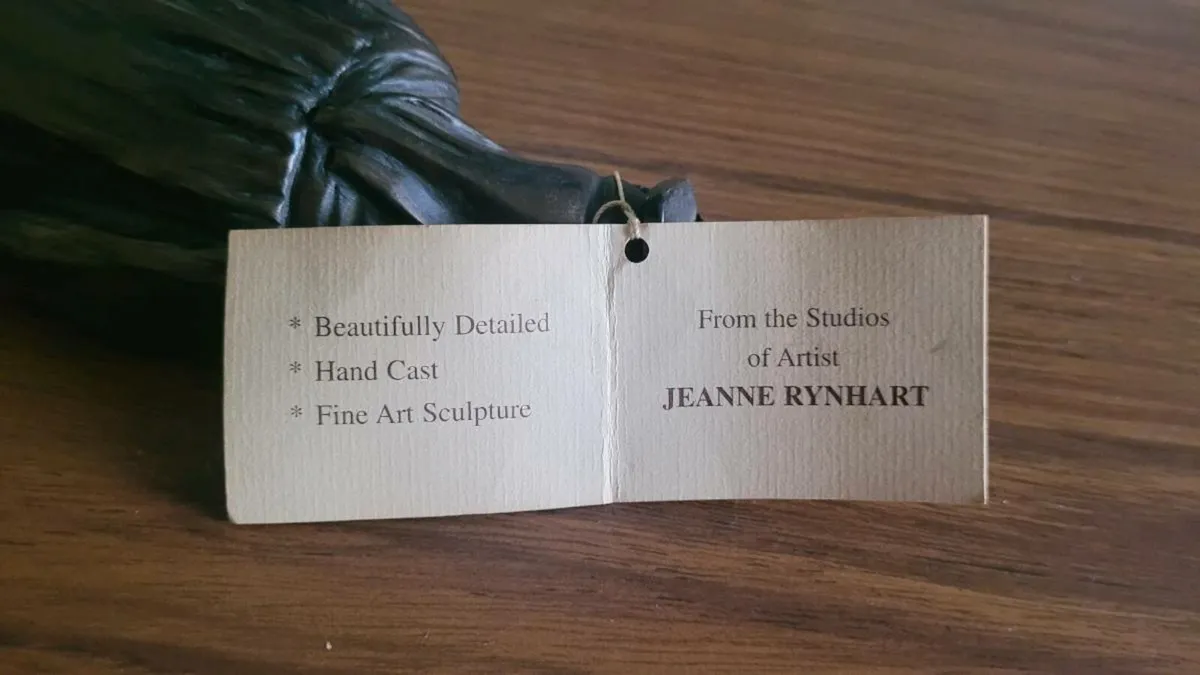 Vintage Jeanne Rynhart female Fraduation statue - Image 3