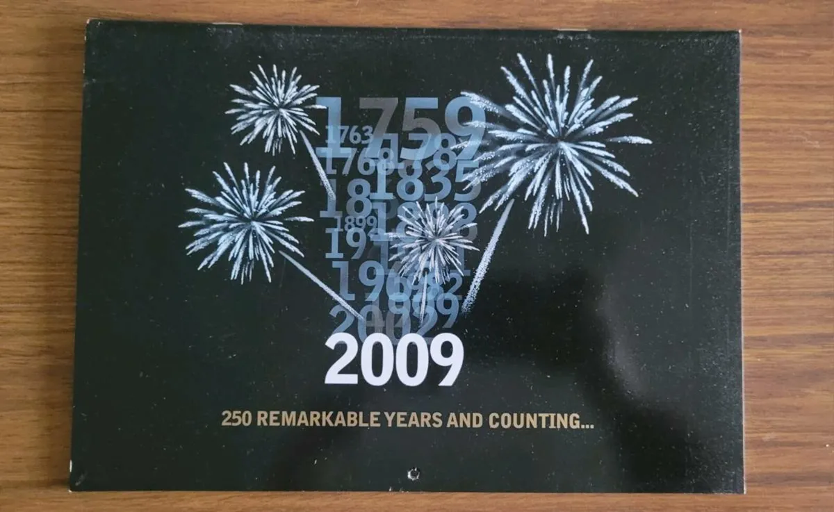 2009 Guinness commemorative Calander - Image 1
