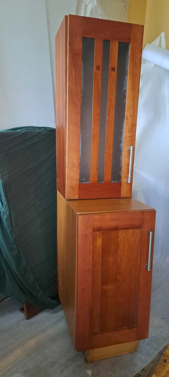 Solid Cherry Wood Kitchen Units - Image 1