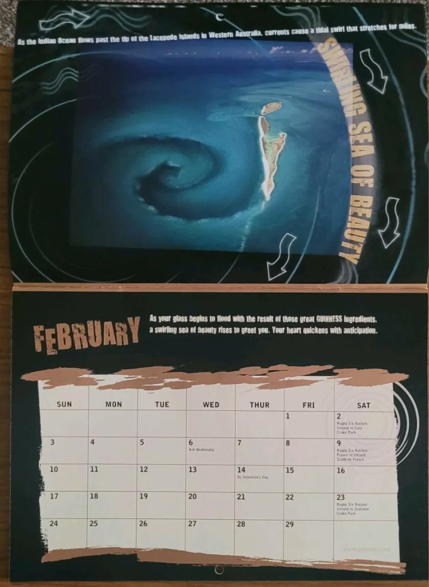 2008 Guinness Calander - Image 4