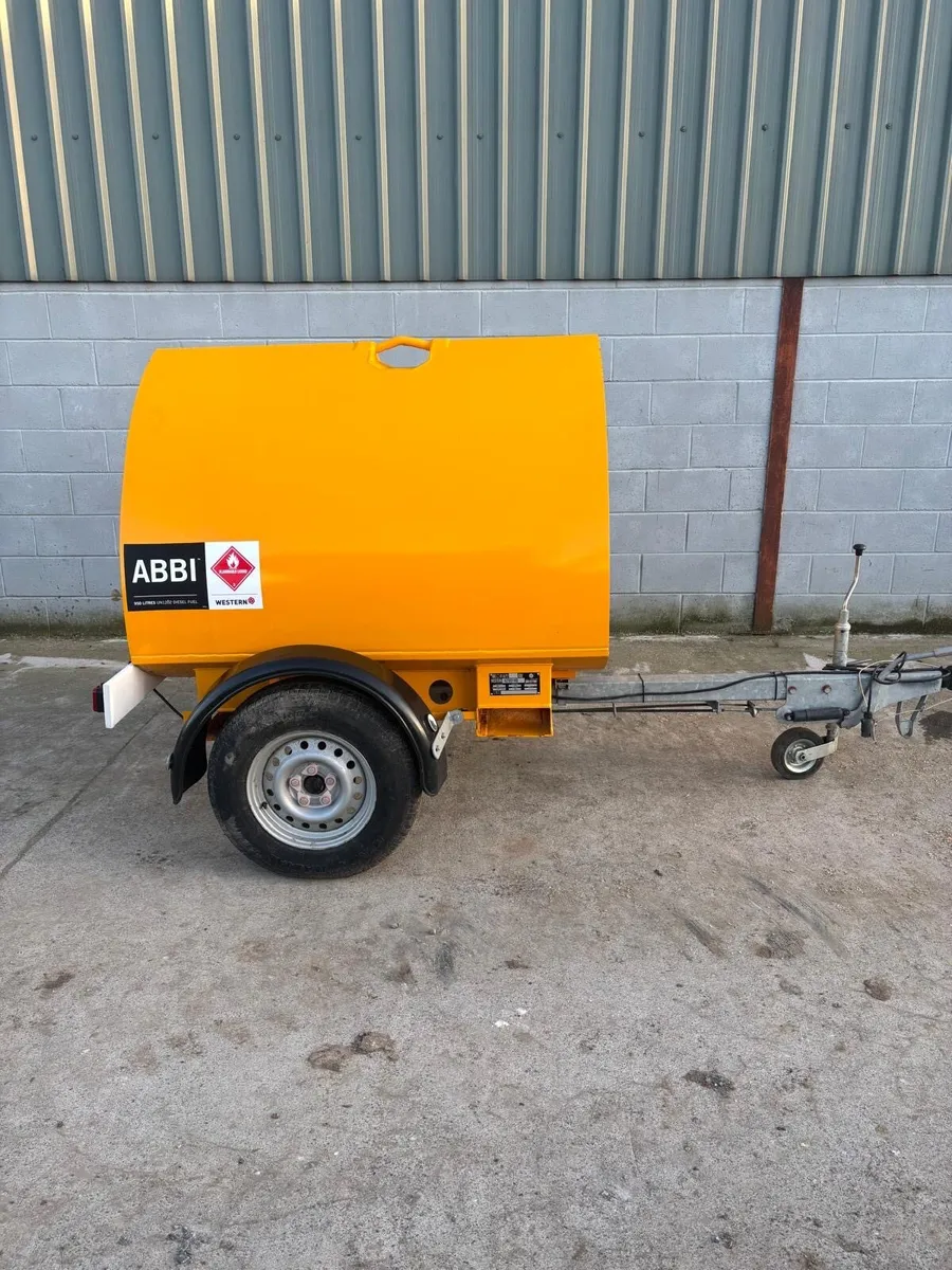 Western 1000 litre diesel bowser - Image 1