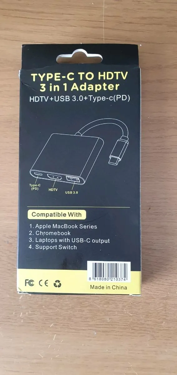 3 in 1 Adapters. Type C Connection