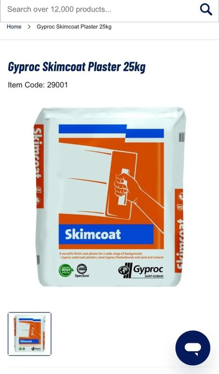 Gyproc Skimcoat - Image 1