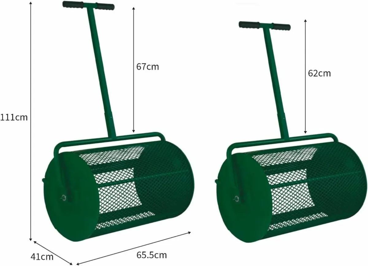 Compost ,seed , peat moss , fertiliser Roller - Image 3