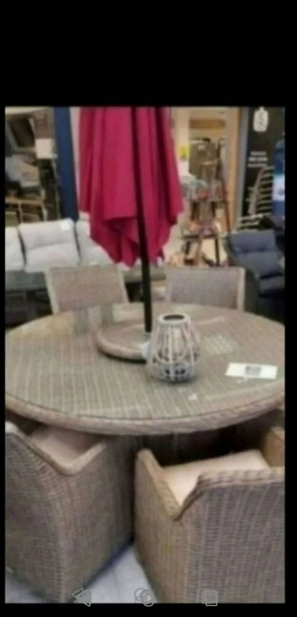 **CLEARANCE** Brand New Basket Rattan 6 Seater - Image 1