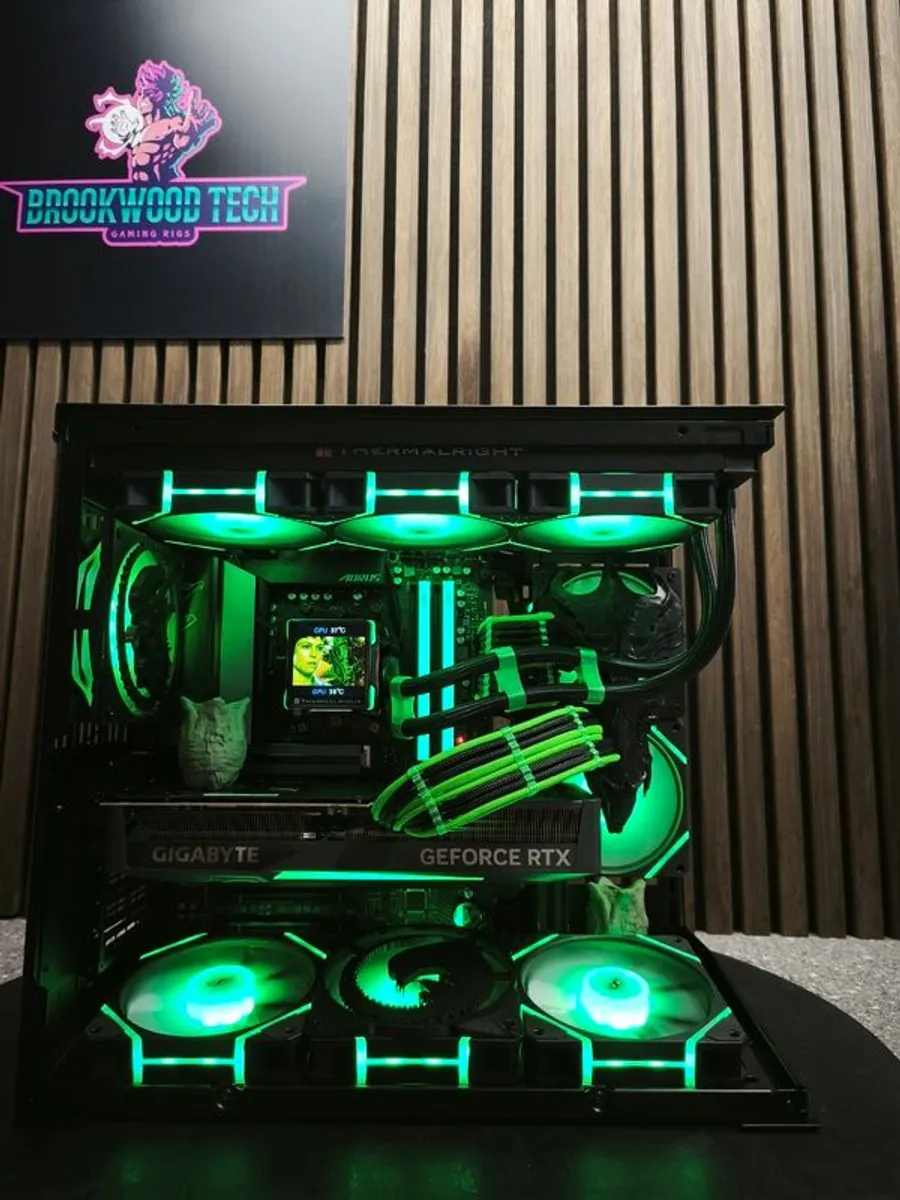 Brand New! Brookwood Tech Gaming PC BUILD!  Xenomorph RTX5070 Ti/Ryzen/32GB DDR5 - Image 3