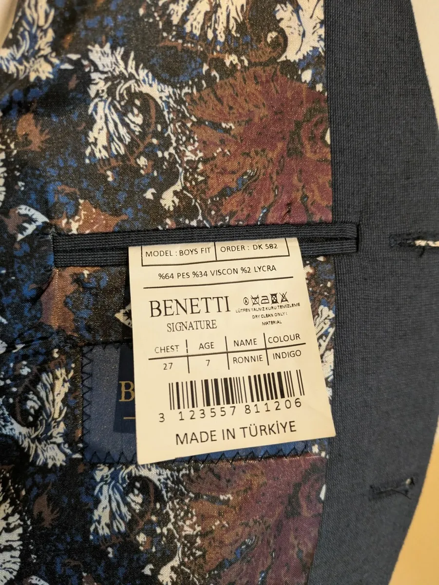 Benetti Boys Communion Suit Age 7 - Image 3