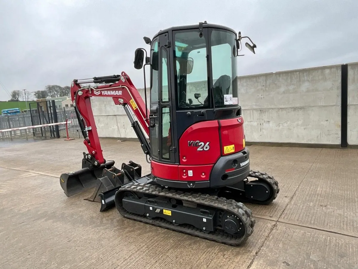 UNUSED YANMAR VIO26-6 2.6 TON MINI DIGGER - Image 4