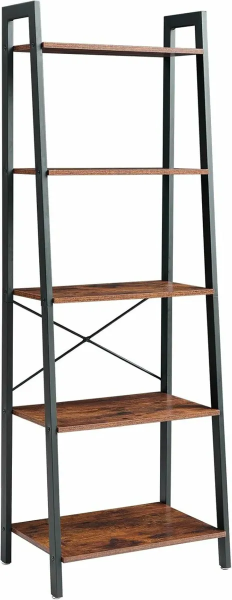 Ladder Shelf 5-Tier Storage Organiser Shelves - Image 1