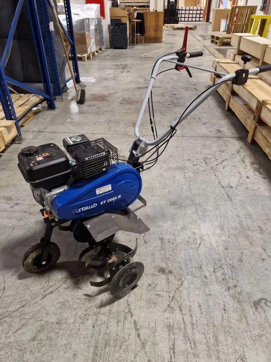 Staub ST 2960 R Petrol Garden Tiller as new condition - Image 1