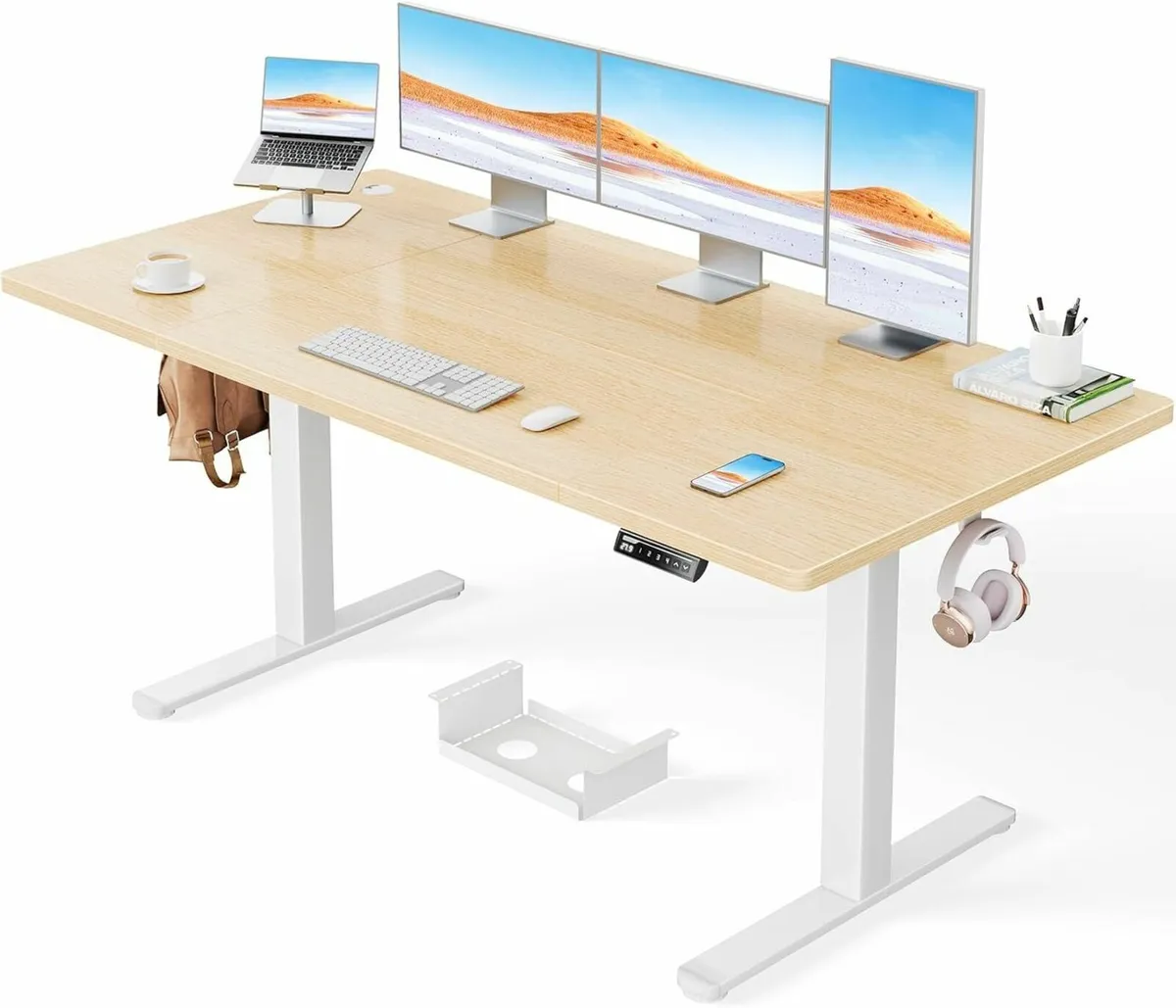 Electric Standing Desk-160 x 80 cm-100kg Load - Image 1