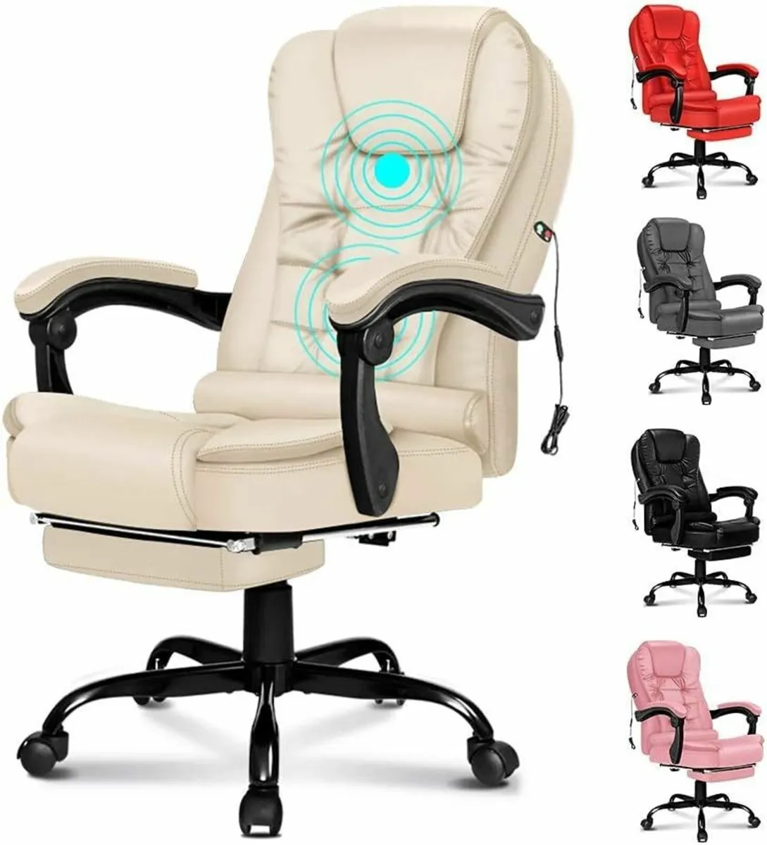 Massage Office Chair for Home PC Desk with - Image 1