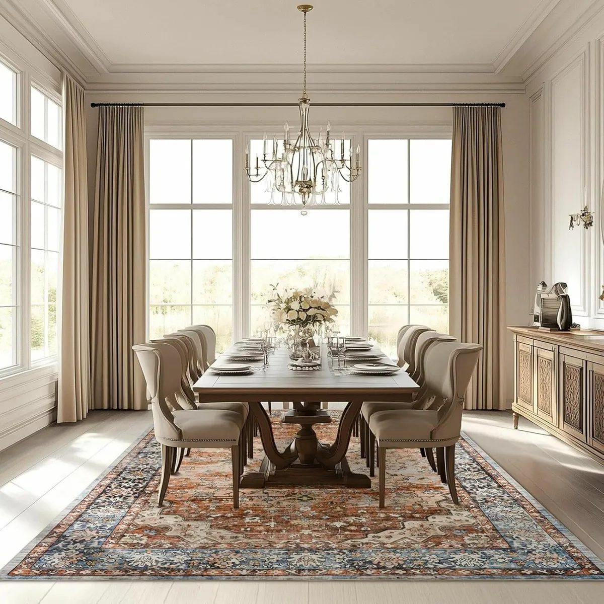 Large Rugs for Living Room 200x290cm Low Pile - Image 4