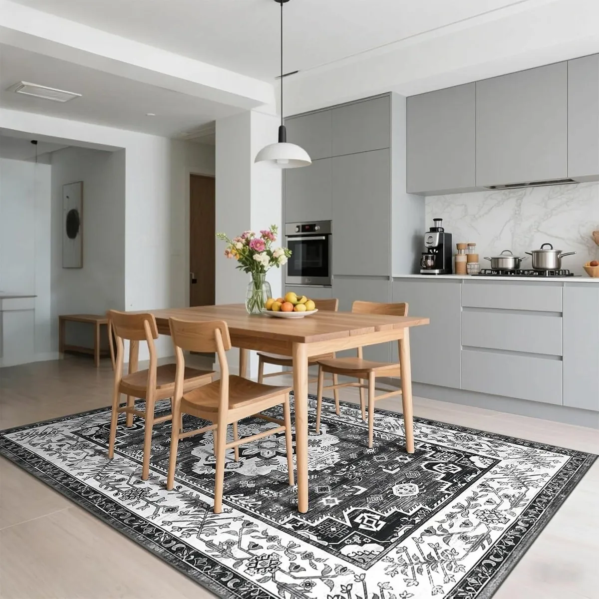 Vintage Living Room Rug 160 x 230cm Large Shaggy - Image 4