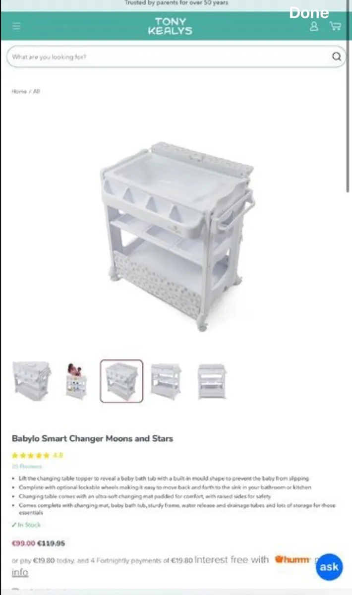 Baby changer/bath table - Image 2