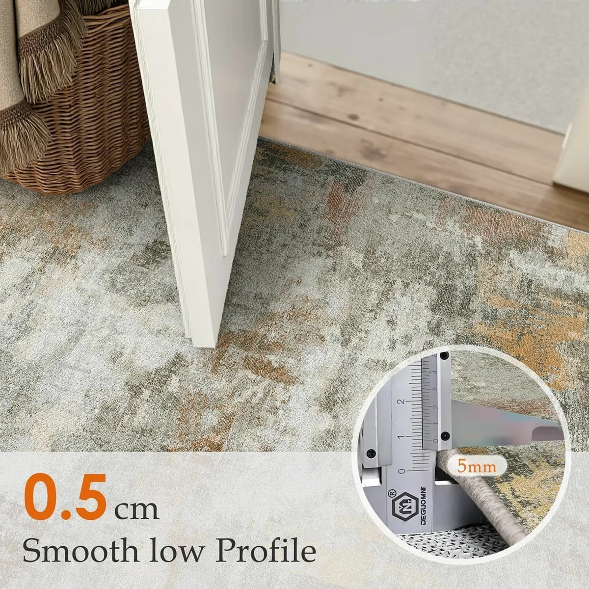 Area Rug Modern Abstract Rugs Living Room Large - Image 3