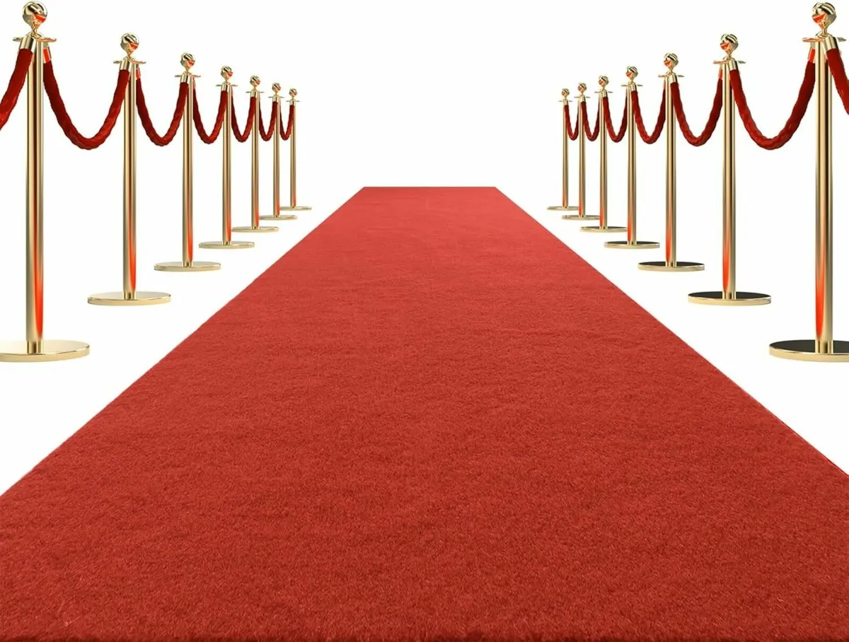 450 GSM Extra Thick Red Carpet Runner 60 x CM - Image 1