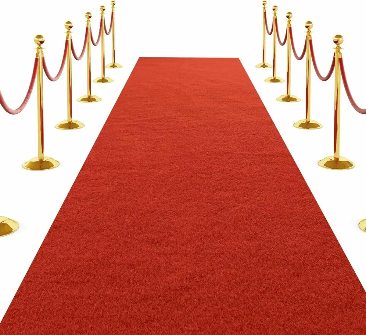 Heavy-Duty Red Carpet Runner Thick Event Aisle - Image 1