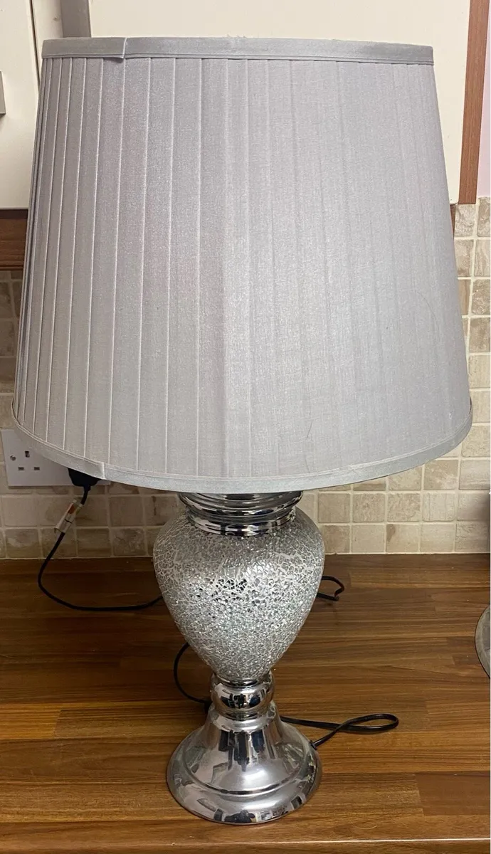 Silver Table Lamp - Image 3
