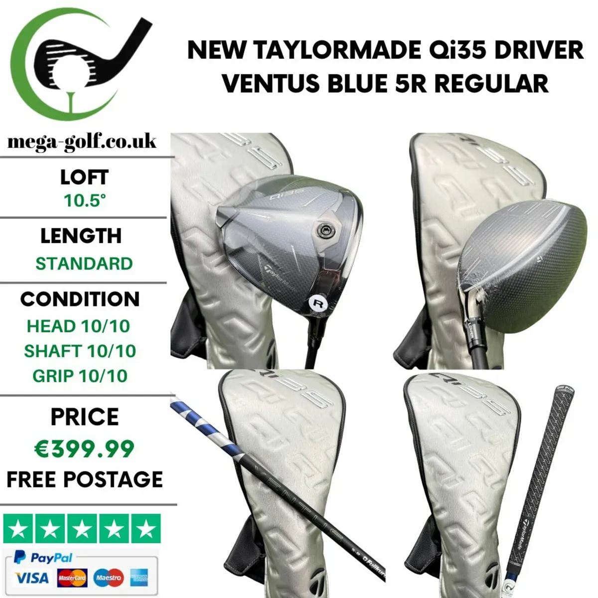 New Taylormade Qi35 Driver / 10.5° / Regular - Image 1