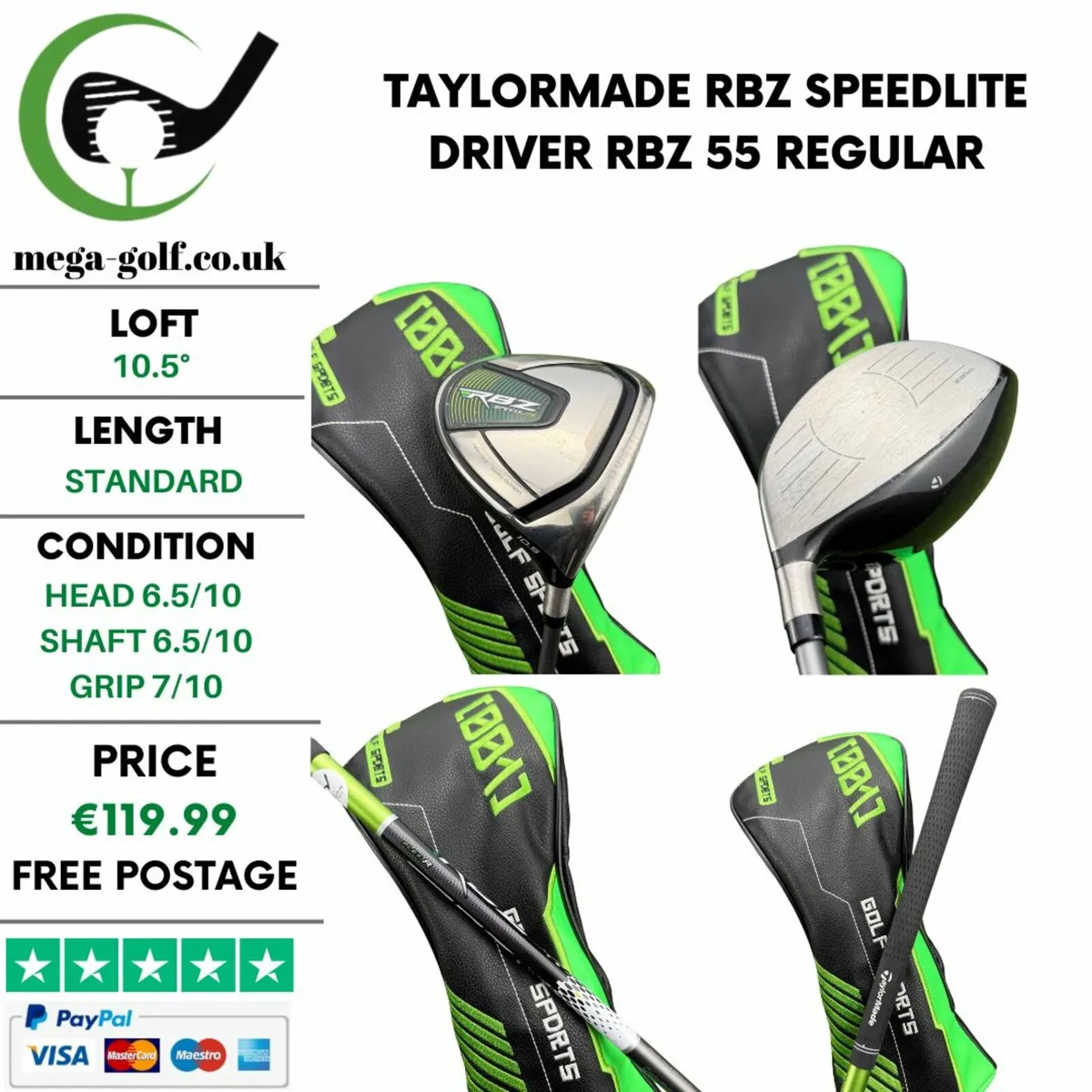 Taylormade RBZ Speedlite Driver / 10.5° / Regular - Image 1