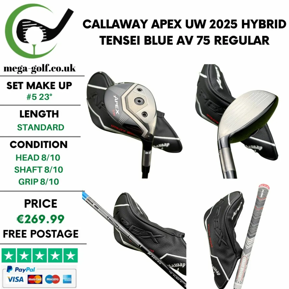 Callaway Apex UW 2025 Hybrid / #5 23° / Regular - Image 1