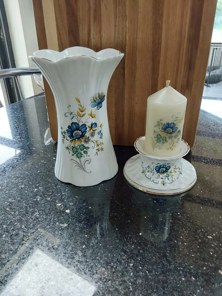 Beautiful Royal Tara Vase , candle holder and cand - Image 1