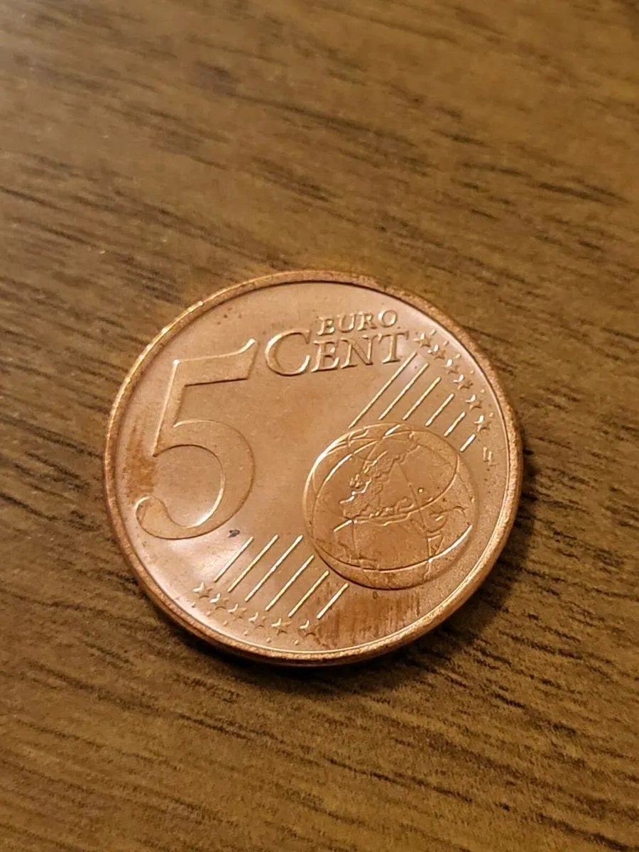 VERY RARE IRISH 2020 5 EURO CENT COIN - Image 2