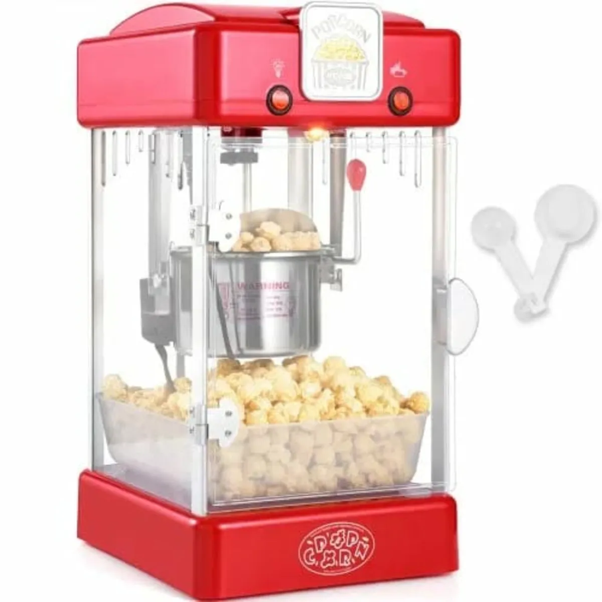 Popcorn Maker, 300W Popcorn Popper Machine, 2.5 Oz - Image 1
