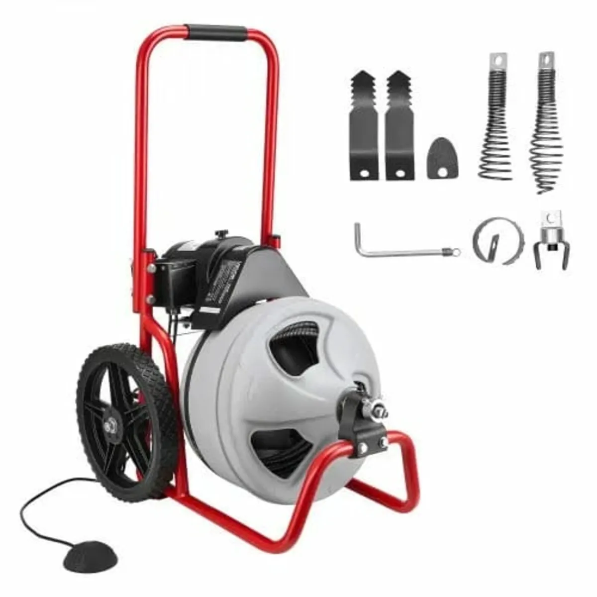 Drain Cleaner Machine 22m x 9.5mm, Sewer Snake Aug - Image 1