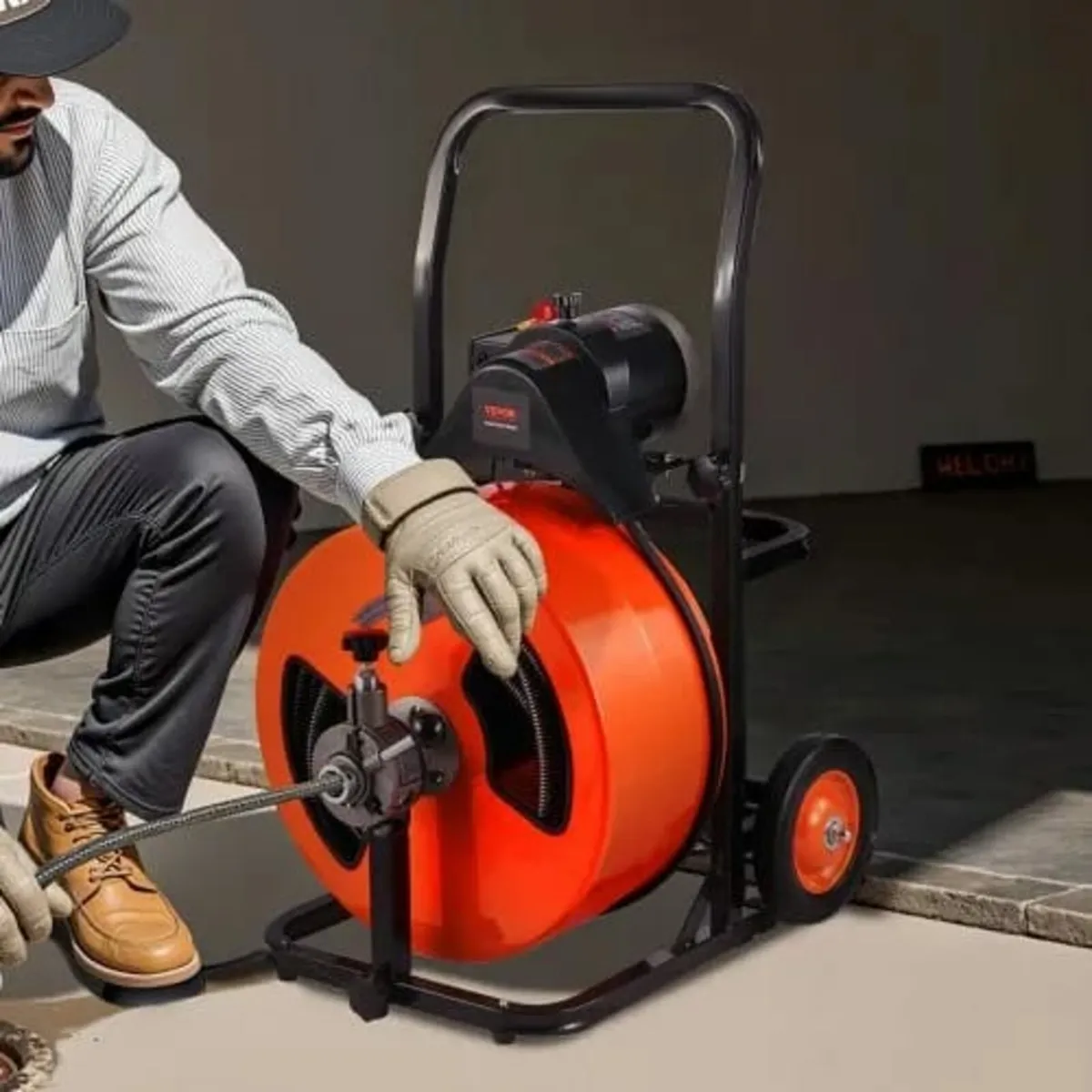 Drain Cleaner Machine Electric Drain Auger 30.5m x - Image 3