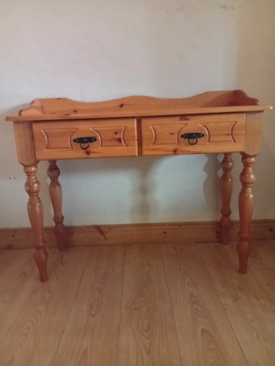 Solid Quality Sturdy Console Hallway Table - Image 3