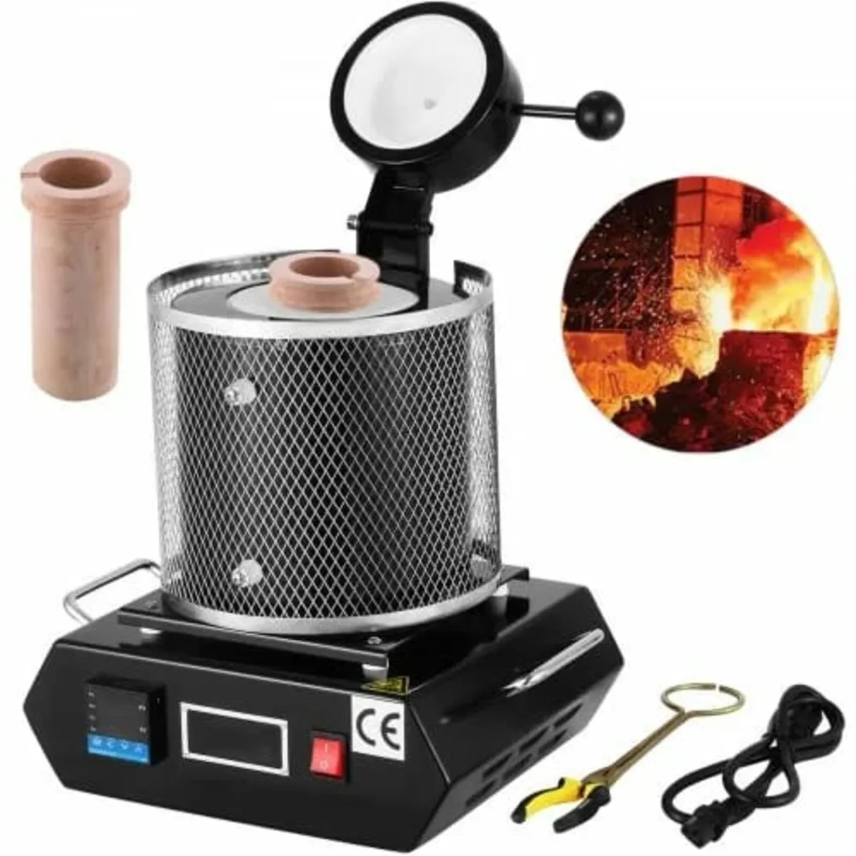 Gold Melting Furnace, 1350W, 1150℃ Max Temperature - Image 1